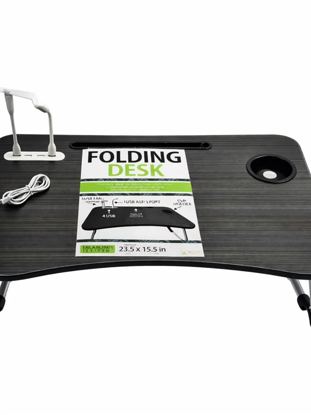 Folding Desk Portable Laptop Stand - Black